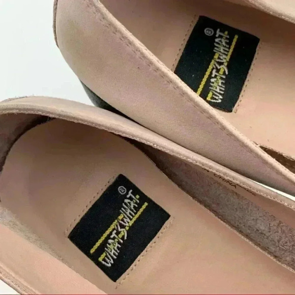 Whats what flats sz 8 linkage nubuck suede loafers - Picture 9 of 12